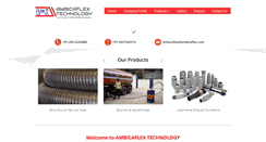 Desktop Screenshot of ambicaflex.com